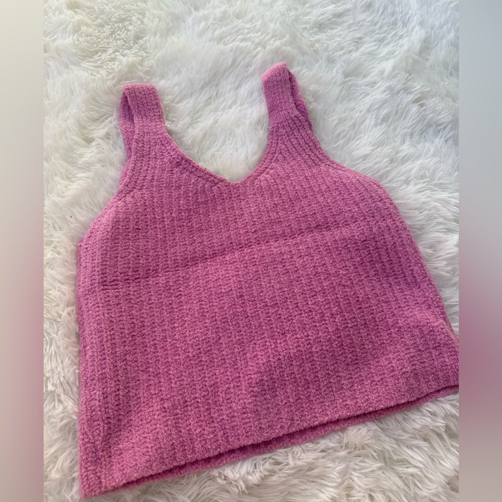 Forever 21 Pink Knit Tank Top - Picture 2 of 3